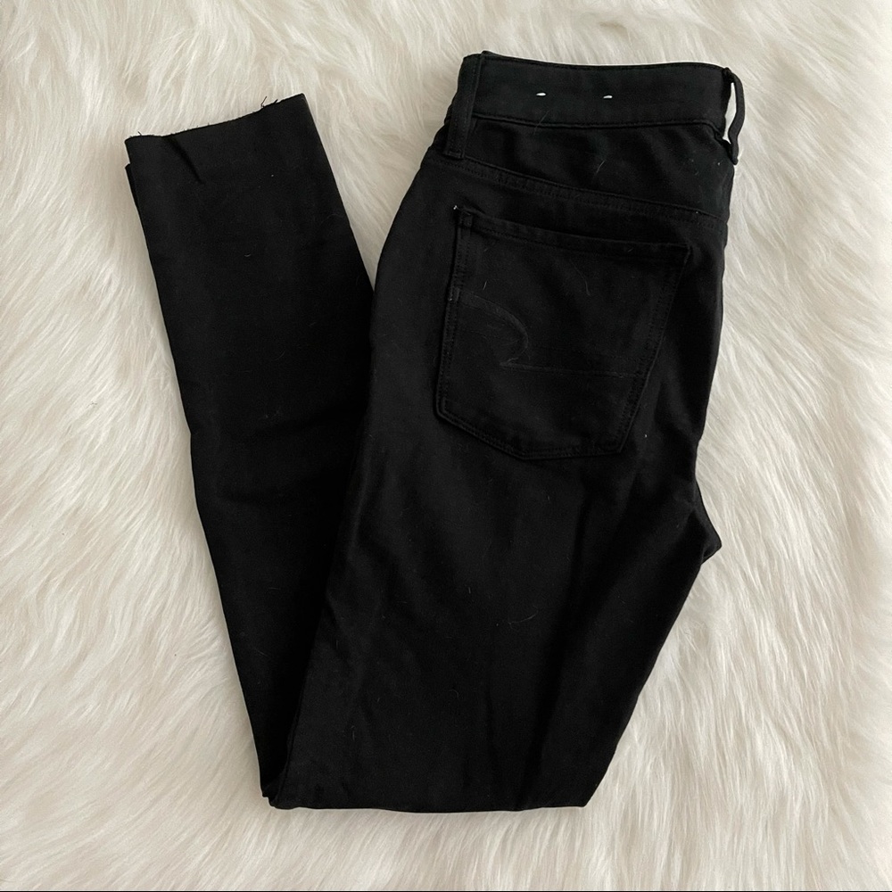 [ae] black high-rise jeggings